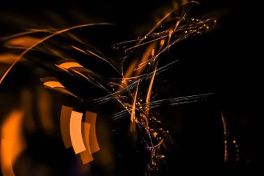 soyut fraktal fantezi tasarım arka plan ışıltı bilim