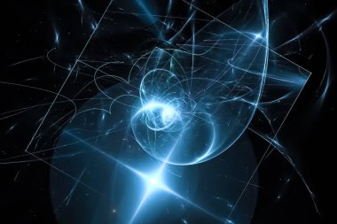 soyut fraktal fantezi tasarım arka plan ışıltı bilim