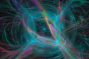 soyut fraktal fantezi tasarım arka plan ışıltı bilim