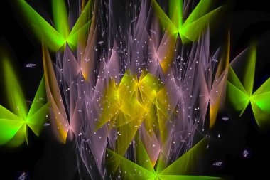 soyut dijital fraktal fantezi tasarımı yaratıcı gelecek