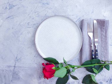 Tabak çiçeği beton arka planda yükseldi