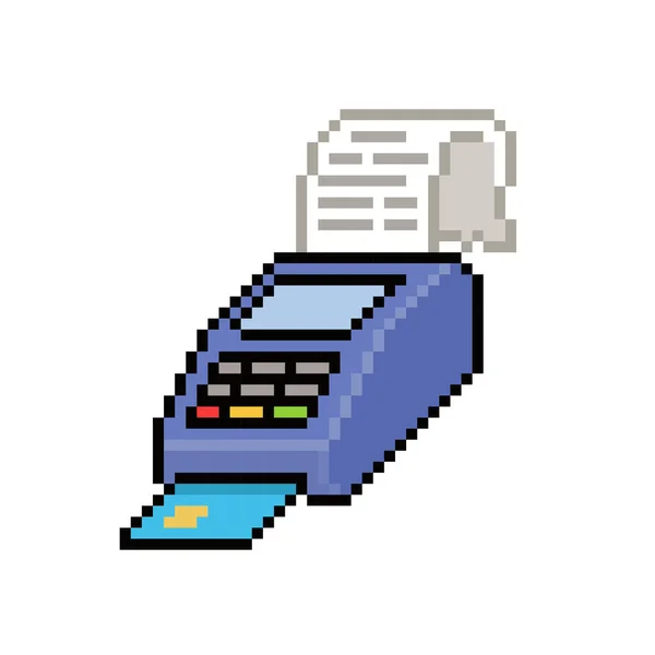 credit card transaction pixel art