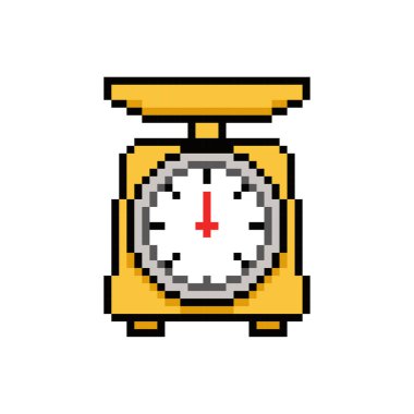 weight scale draw pixel art