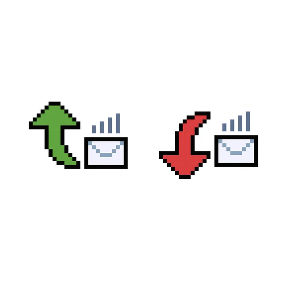 download upload icon pixel art