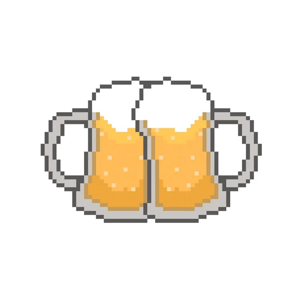 beer cheer glass pixel art