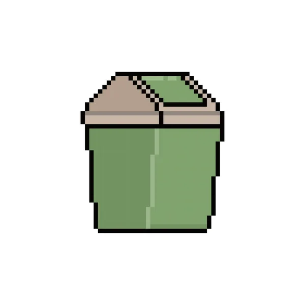 plastic trash can pixel art
