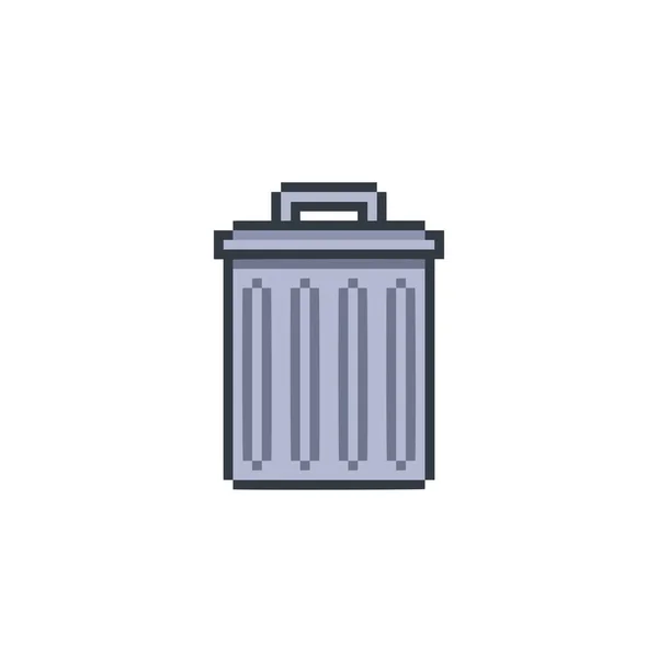 trash can icon pixel art