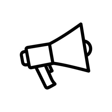 Yayını ya da duyuruyu simgeleyen ses dalgalarının yer aldığı temiz bir hat çizimi. Bu basit simge tasarım esnekliği için beyaz bir arkaplanda izole edilmiştir.