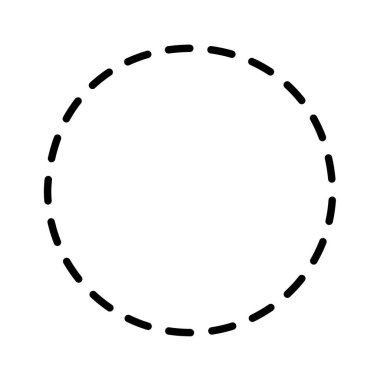 Çizgili çember çerçeve. beyaz arkaplanda izole.