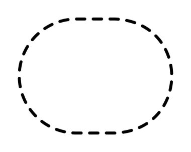 Çizgili çember çerçeve. beyaz arkaplanda izole.