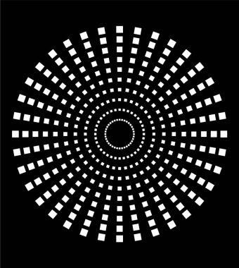 black and white Half-tone circle design: a collection of round dotted frames, circular pattern borders, and abstract halftone graphic elements.