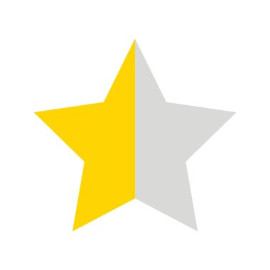 Altın Yıldız simgesi, bir yıldız simgesi beş noktalı bir şekille tasvir edilir.