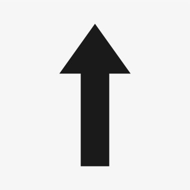 Up Arrows icon. Cursor. Modern simple arrows.  A simple black upward-pointing arrow.