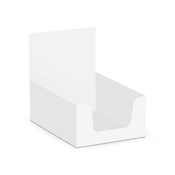 Kleine Displaybox-Attrappe - Hochwinkelaufnahme — Stockvektor