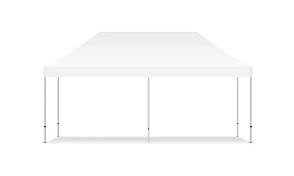 Modèles de tente de canopée extérieure rectangulaire vide — Image vectorielle