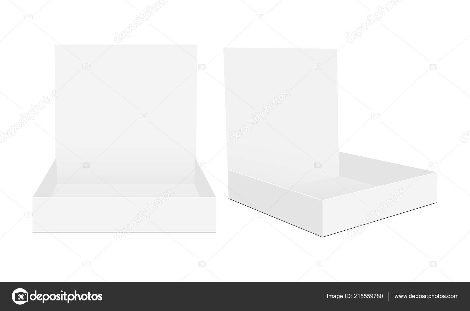 Download Cardboard Counter Display Box Mock Up In Front And Side View Stock Vector C Evgeniyzimin 215559780 PSD Mockup Templates