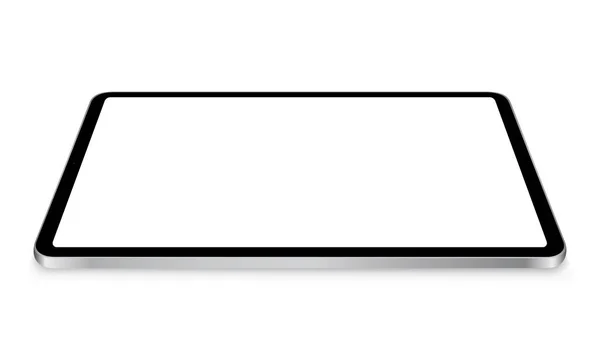 Modèle de tablette noire avec vue perspective — Image vectorielle