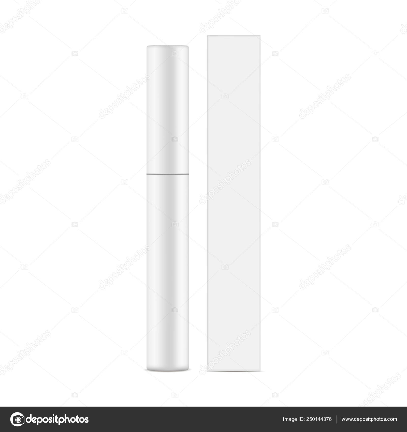 Download Eyeliner Tube With Box Mockup Front View Stock Vector C Evgeniyzimin 250144376 PSD Mockup Templates