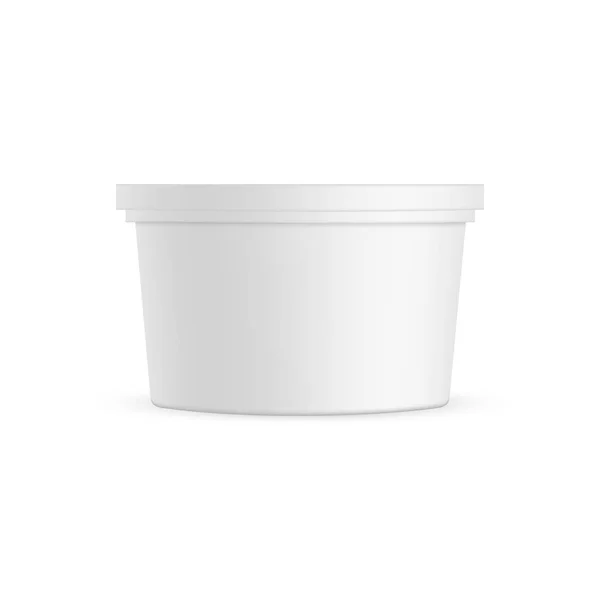 Plastic container model geïsoleerd — Stockvector