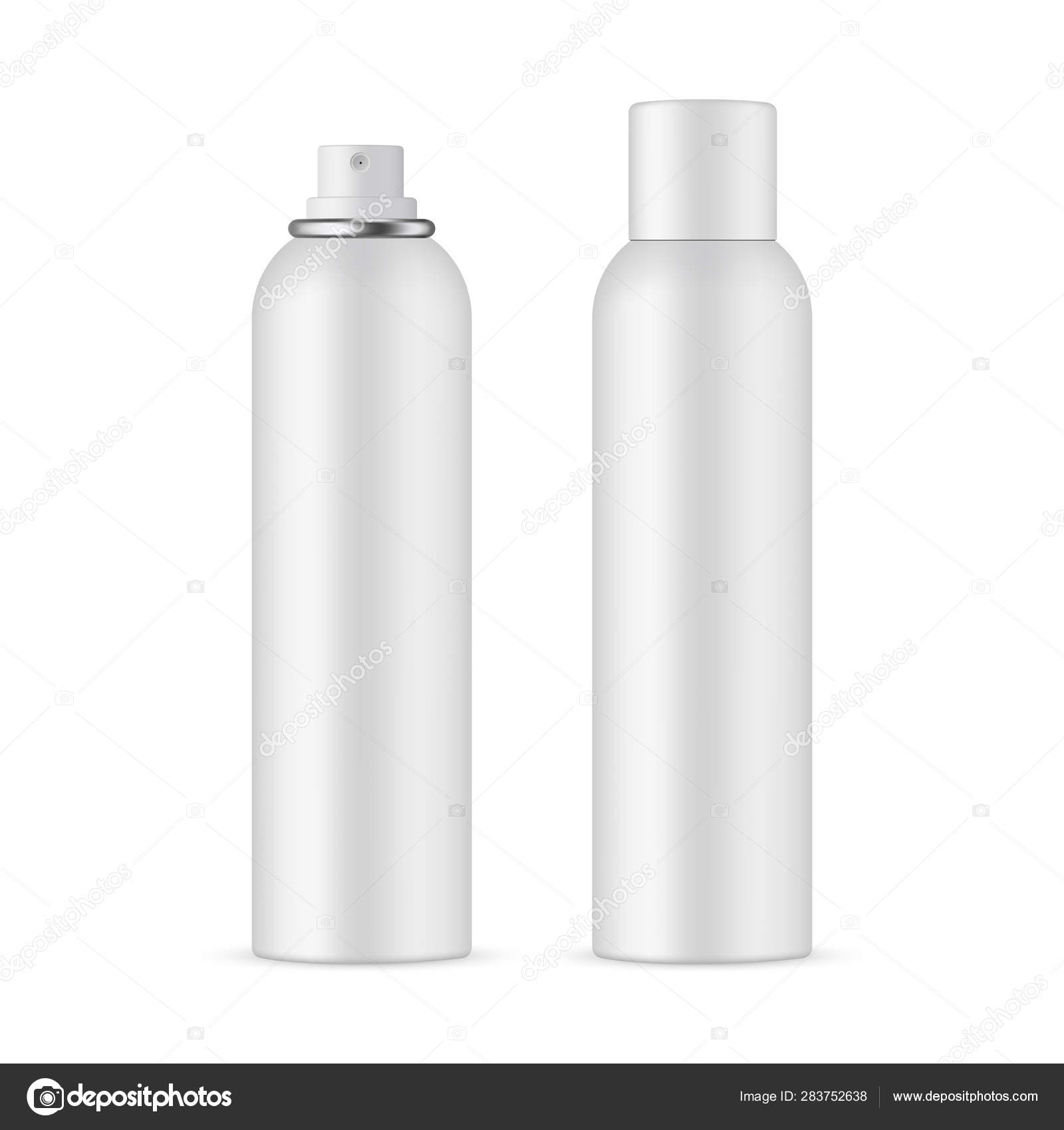 Download Deodorant Spray Bottle Mockup Opened Closed Cap Isolated White Background Vector Image By C Evgeniyzimin Vector Stock 283752638