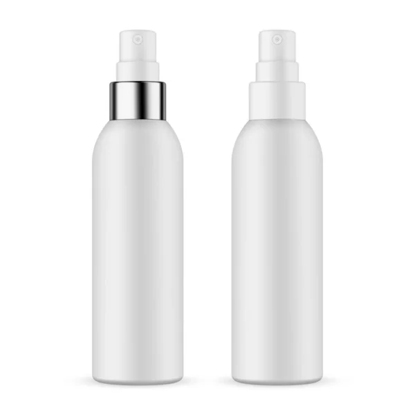 Plastic Spray Bottles Isolated White Background Vector Illustration — Stock Vector