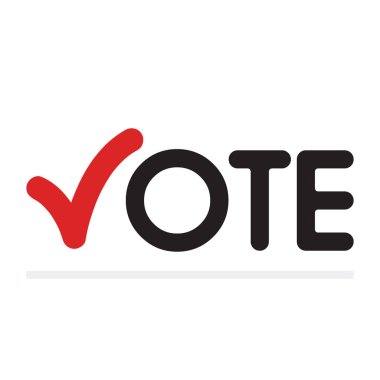 Oylama kavramı. Sembolleri vektör tasarımı oylama. Şablon seçimleri simgeler. onay işaretleri. 