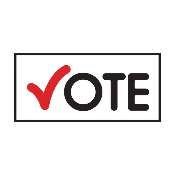 Conceito Voto Símbolos Votação Design Vetorial Modelo Eleições Ícones Marcas —  Vetores de Stock