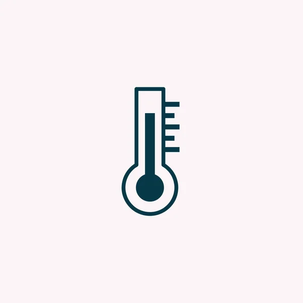 Thermometers Pictogram Illustratie Van Thermometers Met Verschillende Niveaus Vlakke Stijl — Stockvector