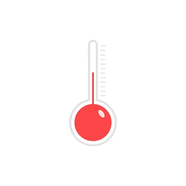 Εξοπλισμός θερμόμετρο δείχνει ζεστό και το κρύο. Θερμόμετρο μου — Διανυσματικό Αρχείο