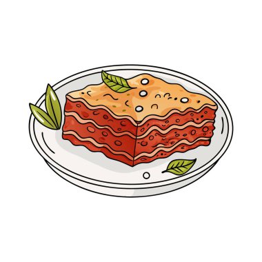 Basil 'li Lazanya Dilimi