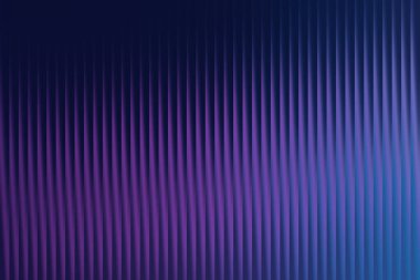Mor ve mavi renklerin bir gradyanı ile dinamik bir görsellik yaşayın. Bu soyut dijital sanat modern ve ilgi çekici bir zemin sunan dikey çizgilerden oluşan dokulu bir yüzeye sahiptir..