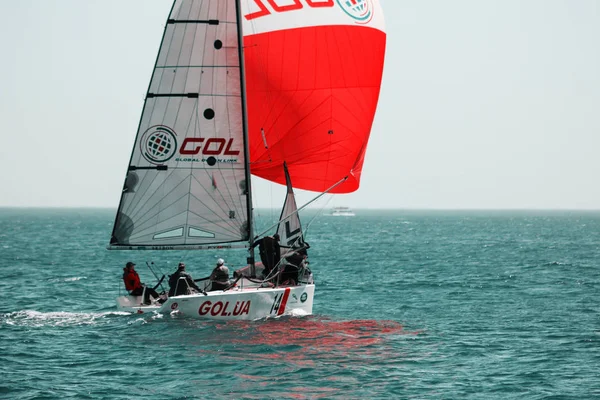 Odessa Ukraine May 2018 Team Athletes Participating Sailing Competition Regatta — Stock Photo, Image
