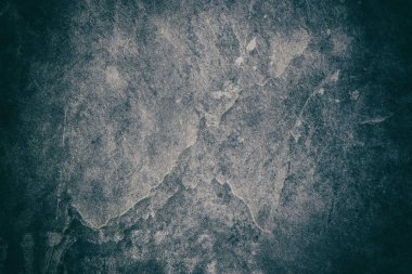 Beyaz ve mavi renkli doku. Grunge eski duvar dokusu, beton arka plan. Arka planlar için desenli Venedik sıva kaplaması. Vignet etkisi