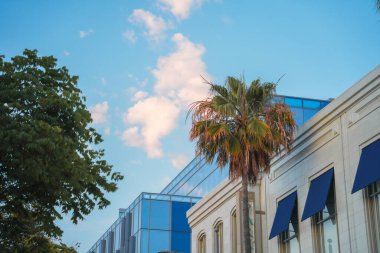 Barselona şehrinin manzarası