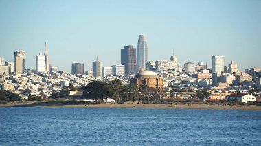 ile golden gate Köprüsü San francisco manzarası