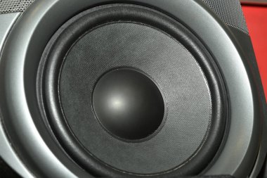 hoparlörleri hoparlör müzik ayrıntı atış bazı eski yuvarlak.