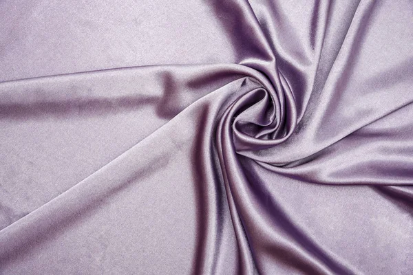 Beautiful Smooth Elegant Wavy Violet Purple Satin Silk Luxury Cloth — стоковое фото