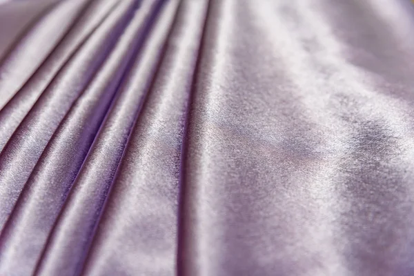 Beautiful Smooth Elegant Wavy Violet Purple Satin Silk Luxury Cloth — стоковое фото