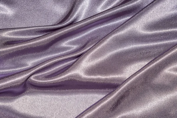 Mooie Gladde Elegante Golvende Violet Paars Satijn Zijde Luxe Doek — Stockfoto