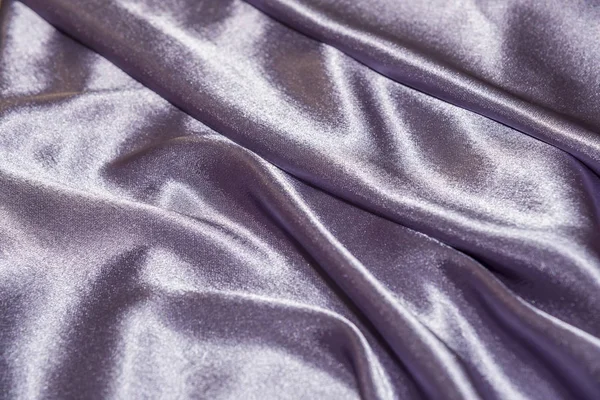 Beautiful Smooth Elegant Wavy Violet Purple Satin Silk Luxury Cloth — стоковое фото