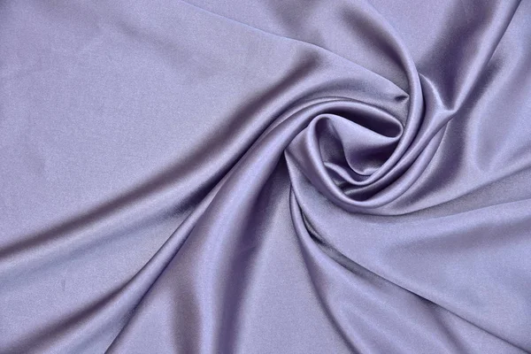 美しい滑らかなエレガントな波状バイオレット紫サテンのシルク贅沢布布のテクスチャ 抽象的な背景デザイン カードまたはバナー 縫製材料の抽象化 — ストック写真