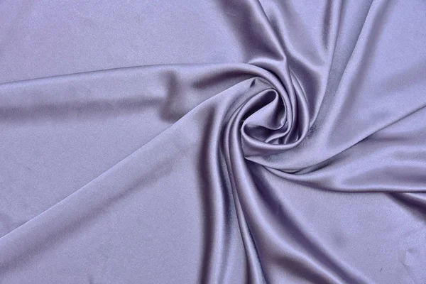 Beautiful Smooth Elegant Wavy Violet Purple Satin Silk Luxury Cloth — стоковое фото