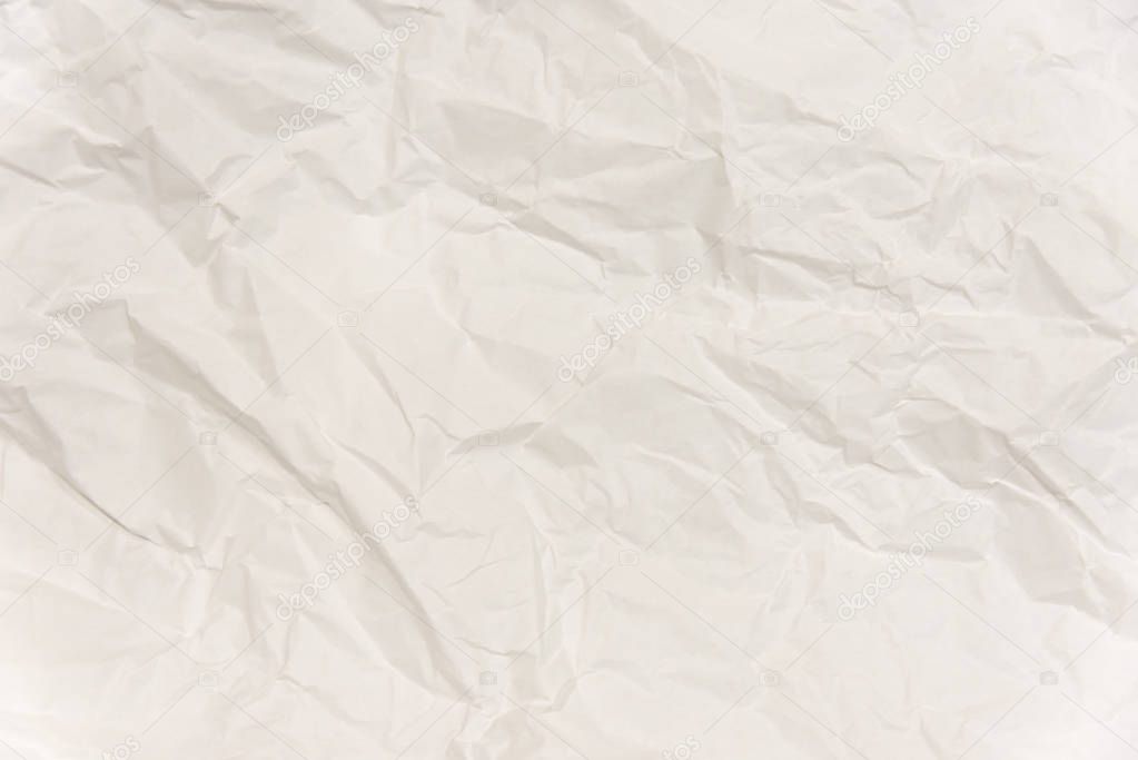 White Paper Texture background White crumpled paper