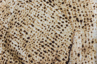 Pesah Yahudi tatil Passover üzerinde matzo arka plan.