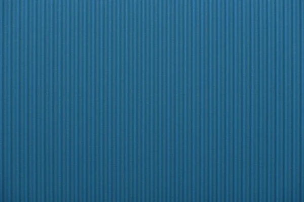 Textured Corrugated Striped Cardboard Blue — Stock Photo, Image