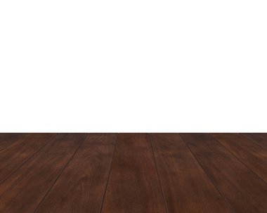 Tablo ahşap - beyaz arka plan