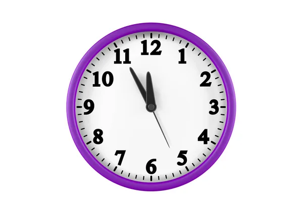 Reloj Púrpura Año Nuevo — Foto de Stock