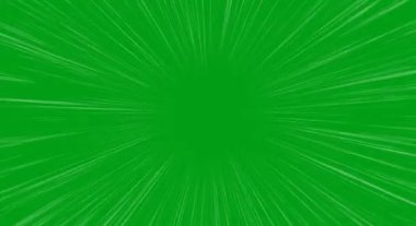 Beyaz hız çizgileri yeşil ekranda izole edildi. Manga, alfa kanallı çizgi roman tarzı hız hatları. Hızlı hareket, anime süper hız görselleştirme, manga çizgi roman animasyonu