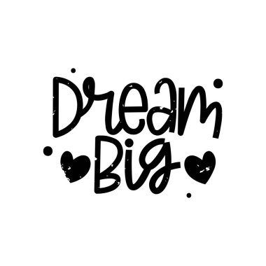 Büyük Harf Vektörü Tasarımı Hayal Et.