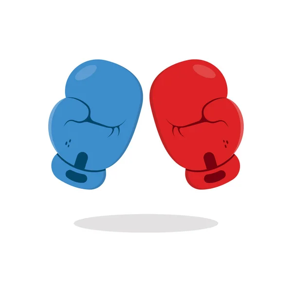 Boks Eldiveni Simgesi Vektör Tasarımı.